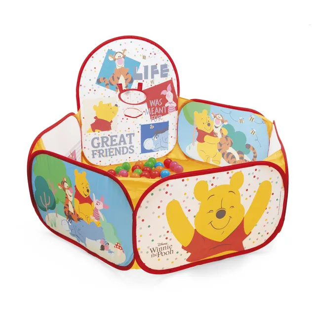 Winnie the Pooh Activity Center tenda palline 50 palline pop-up