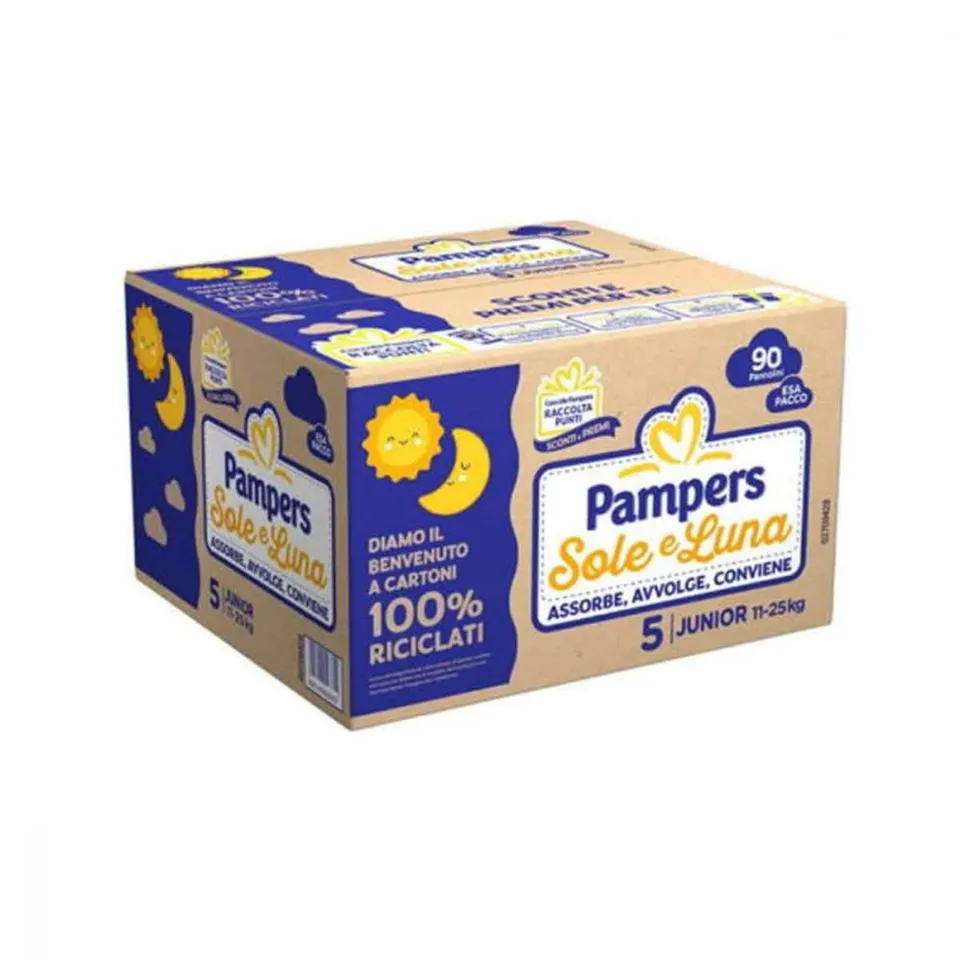 Pampers Sole e Luna pannolini taglia 5 90 pz 11-25 kg