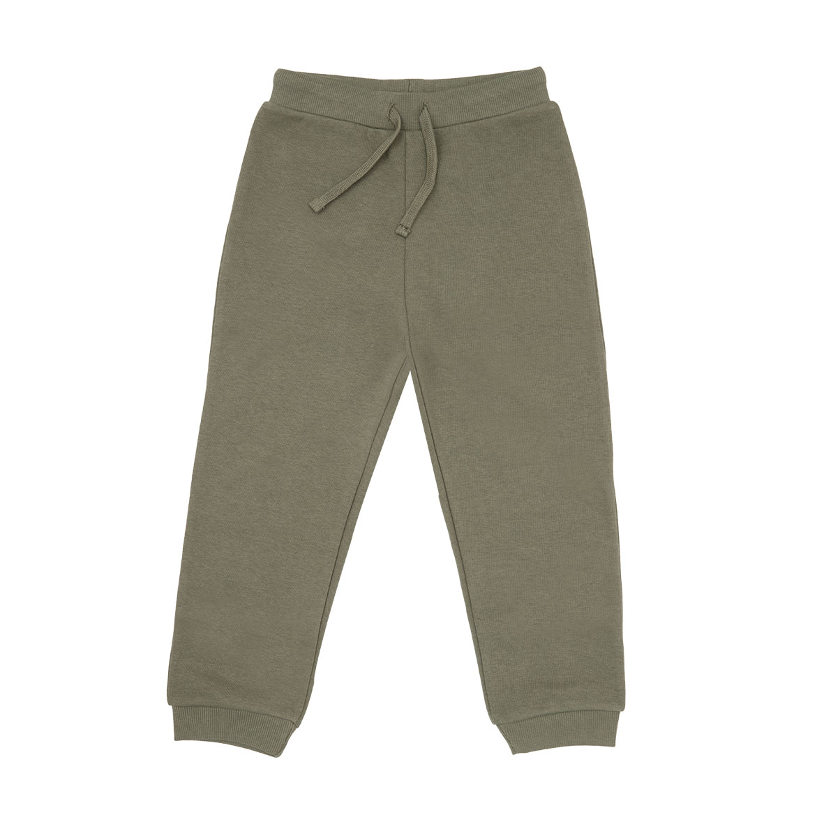 Pantalone felpato bimbo verde elastico in vita