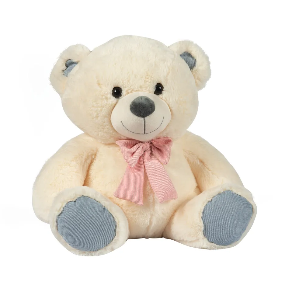 Ami Plus Teddy Orsetto Peluche 39 cm con Fiocco Morbido
