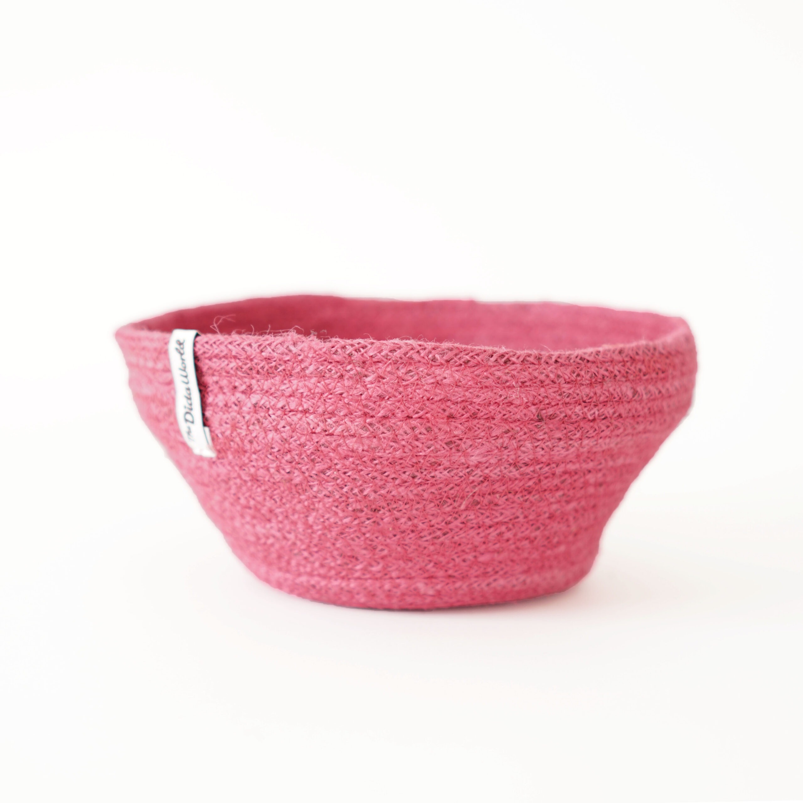 The Dida ciotola juta fucsia artigianale