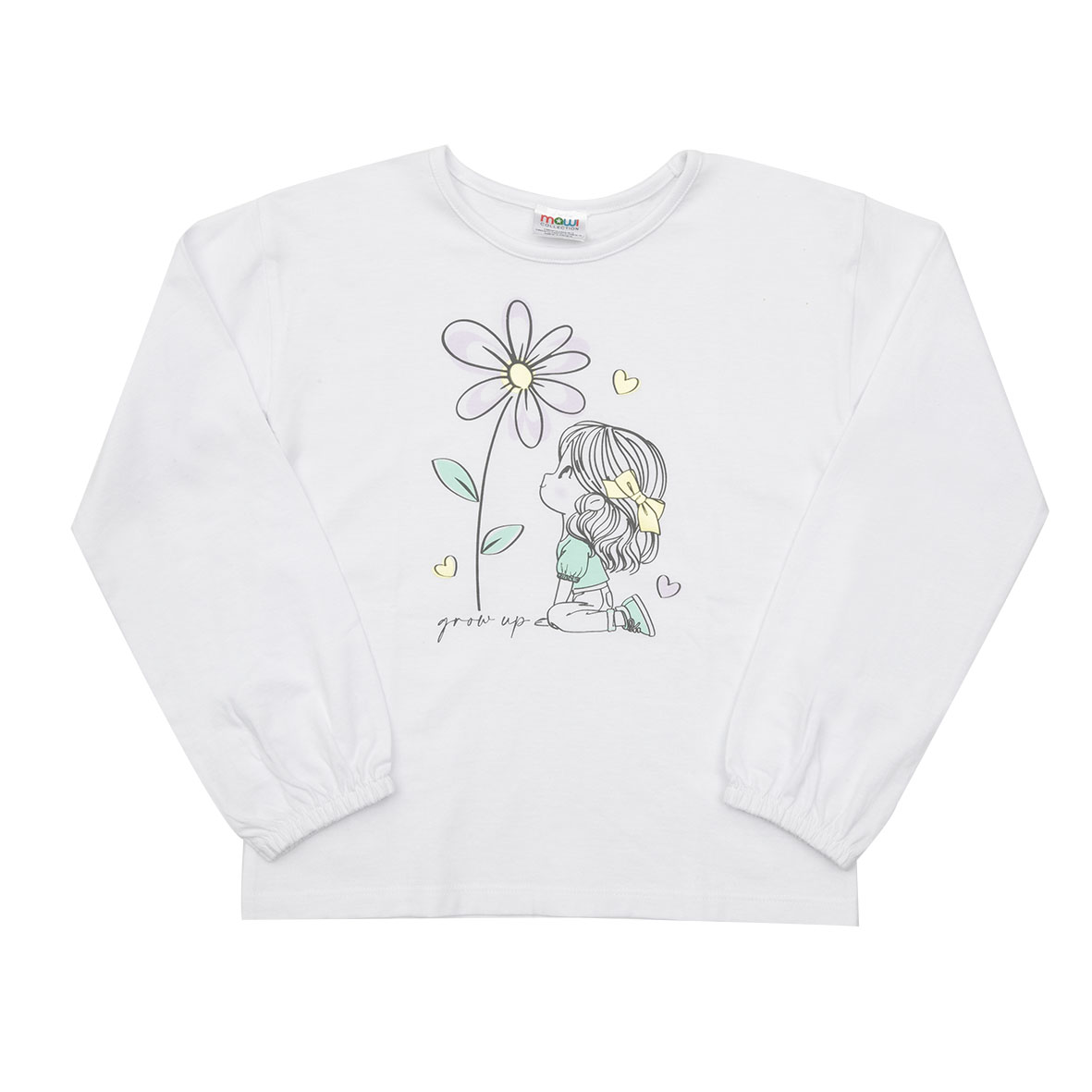 Toys Center Baby Maglia jersey bimba bianca stampata