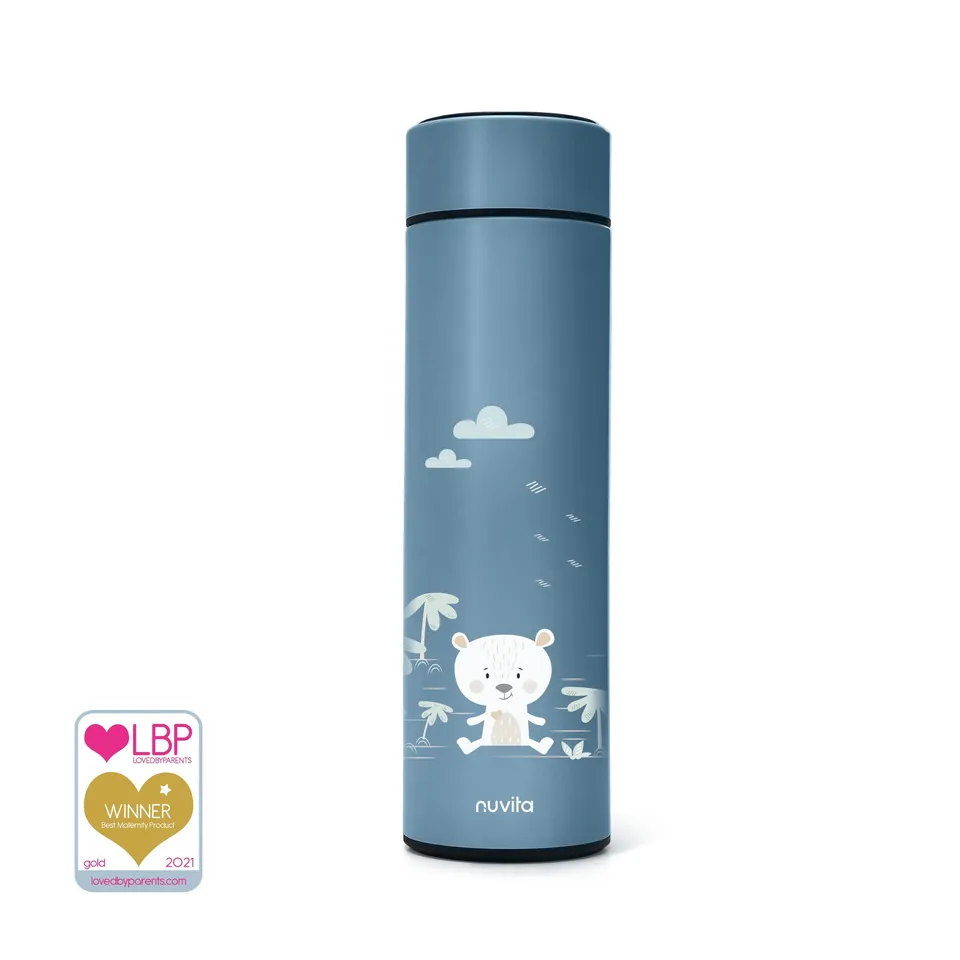 Nuvita 4455 borraccia termica 500 ml powder blue