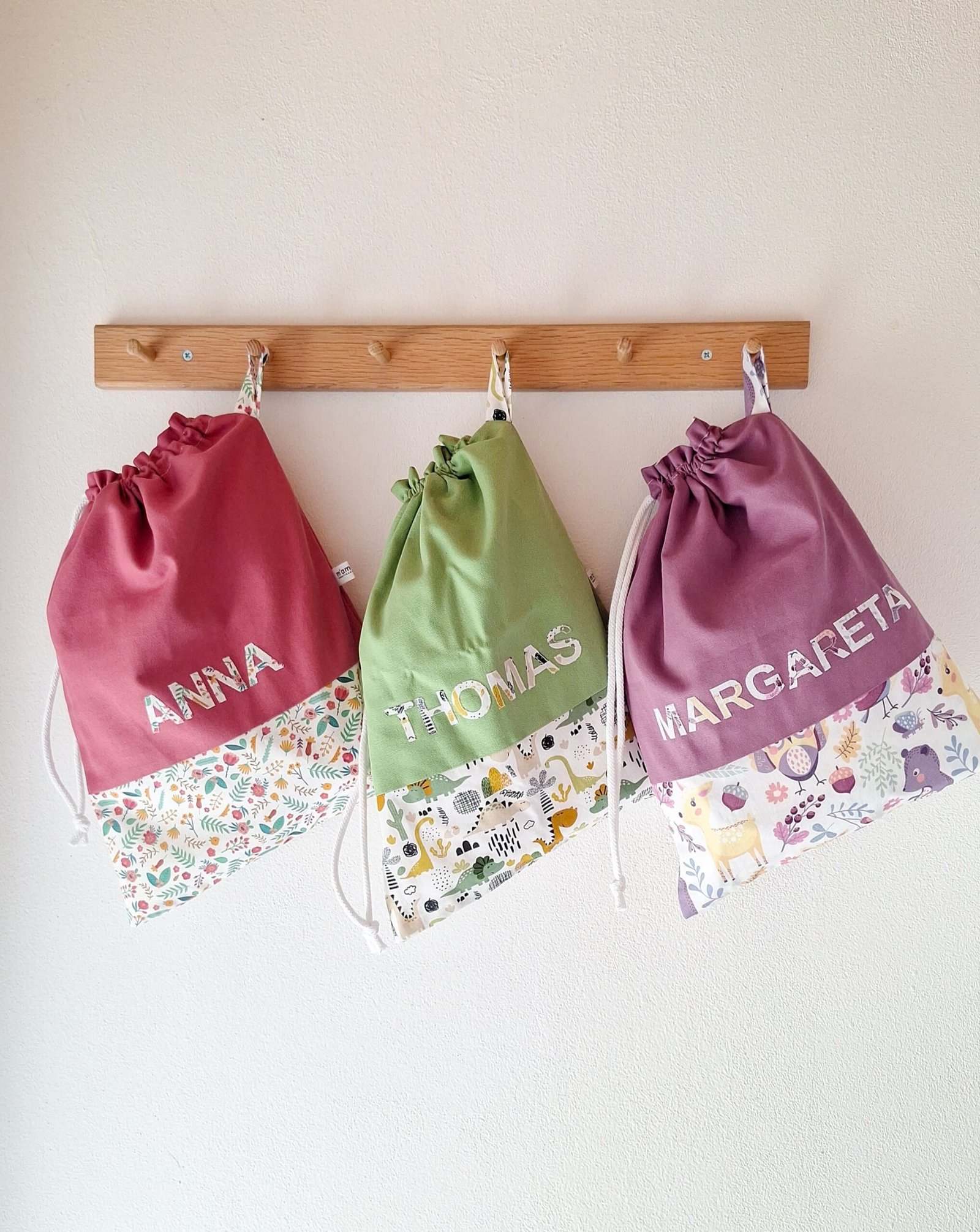 M'Amélie Creations Sacca Impermeabile Wet Bag Cotone PUL Asilo