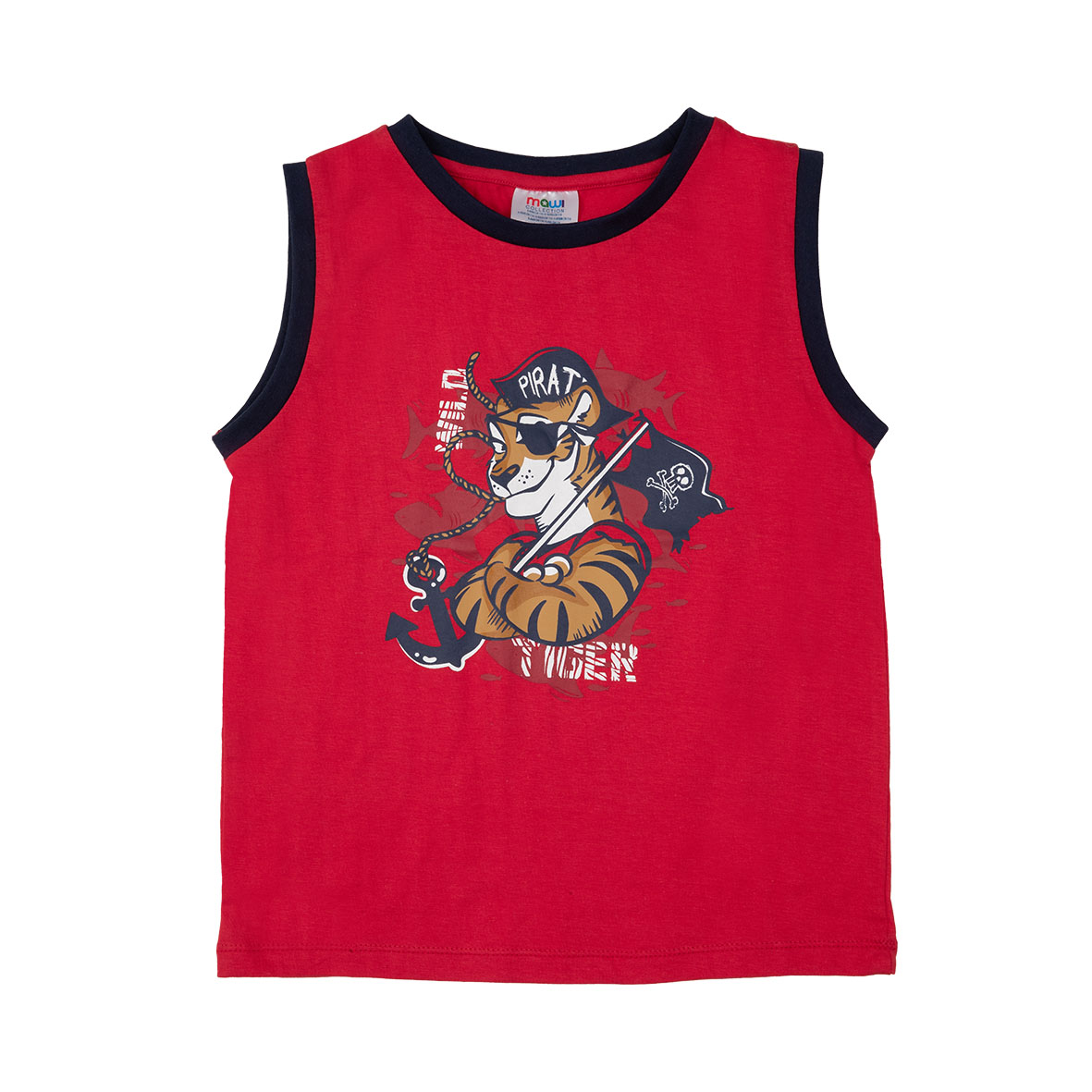 Toys Center Baby canotta bimbo rossa Tiger jersey cotone