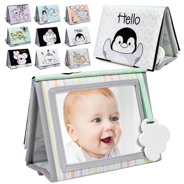 Dr.Rapeti Specchio Tummy Time Bianco Nero Sensoriale