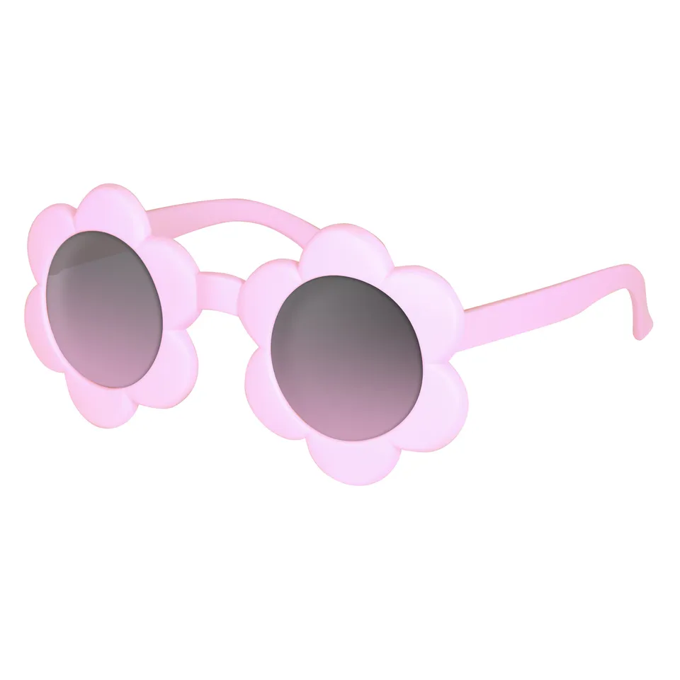 Monkey Monkey occhiali da sole bambini fiore rosa pastello