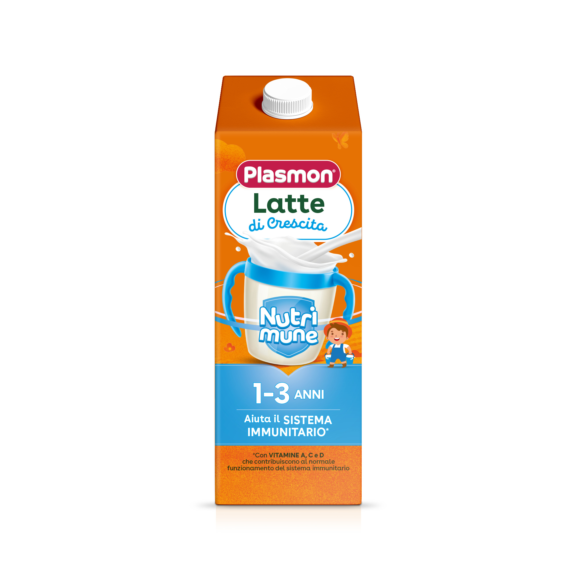 Plasmon Nutri-Mune latte crescita 12-36 mesi 6x1000ml