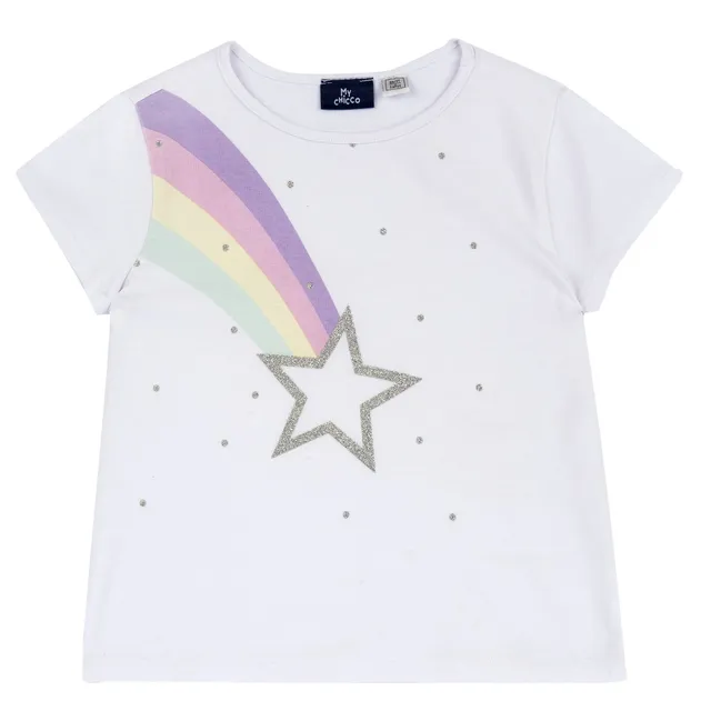 Chicco maglietta bambina maniche corte in cotone