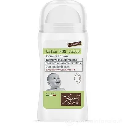 Talco Non Talco deodorante roll-on amido di riso