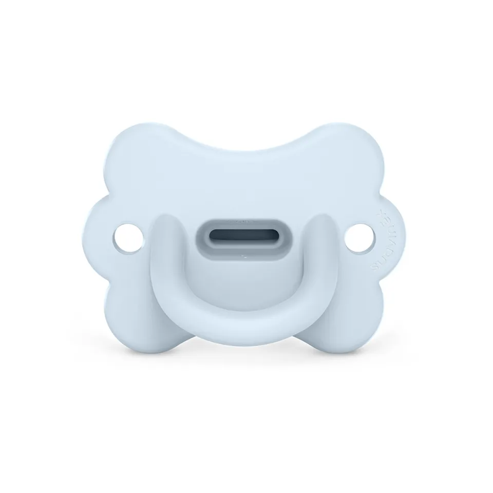 Suavinex Butterfly ciuccio silicone azzurro 0-6 mesi