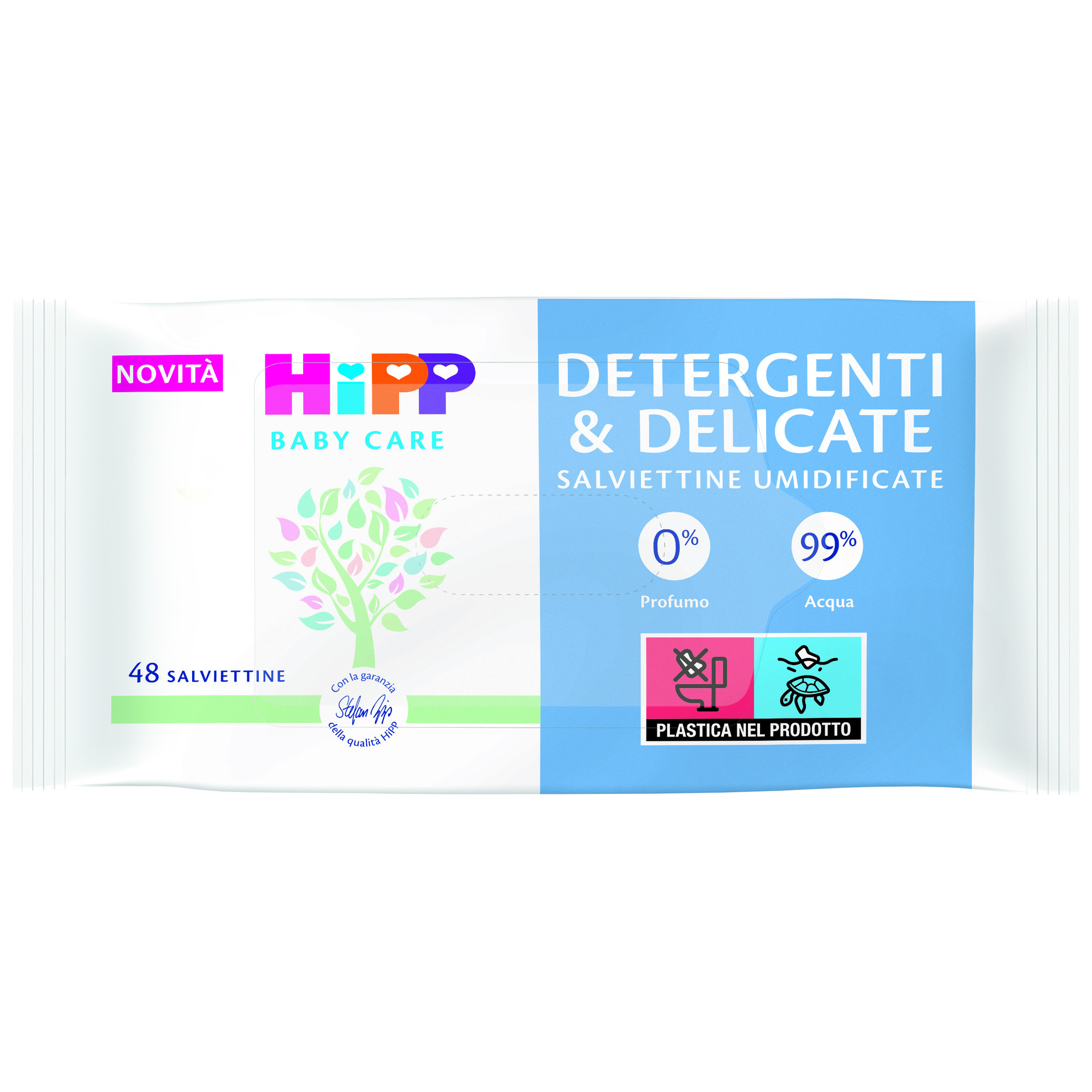 HiPP Salviettine Detergenti Delicate 5x48 Senza Profumo