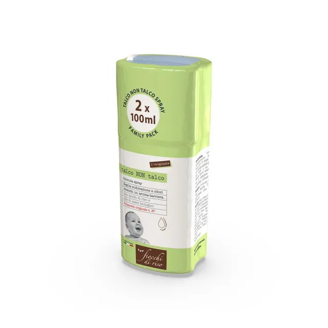 Fiocchi di Riso spray talco non talco bipacco 2x100 ml