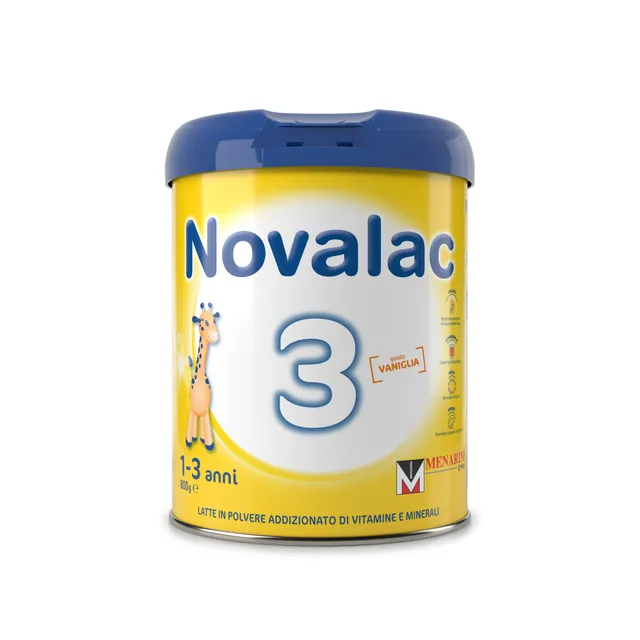 Novalac 3 latte crescita vaniglia 800 g 1-3 anni