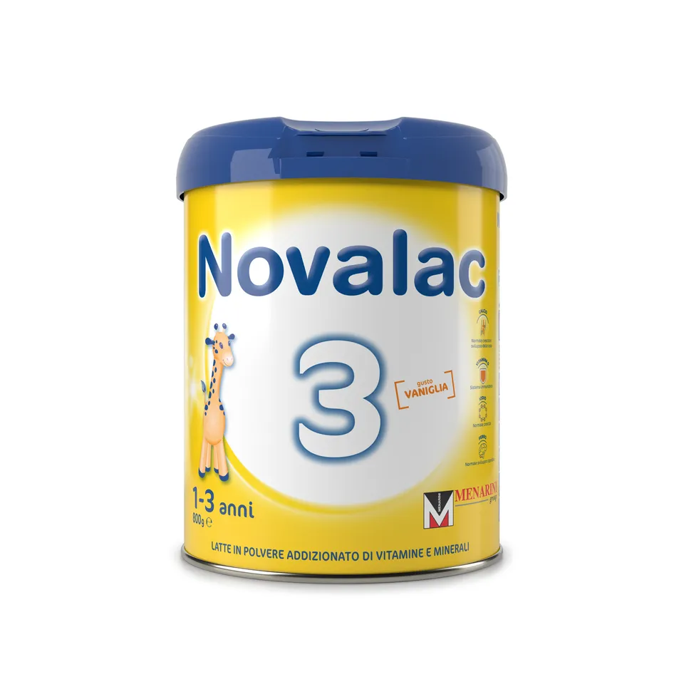 Novalac 3 latte crescita vaniglia 800 g 1-3 anni