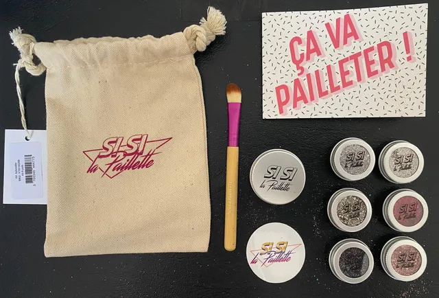 Si Si La Paillette Kit Aphrodite glitter biodegradabile