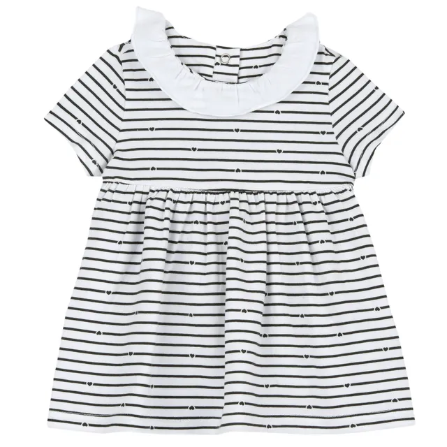 Chicco vestito bambina maniche corte cotone leggero