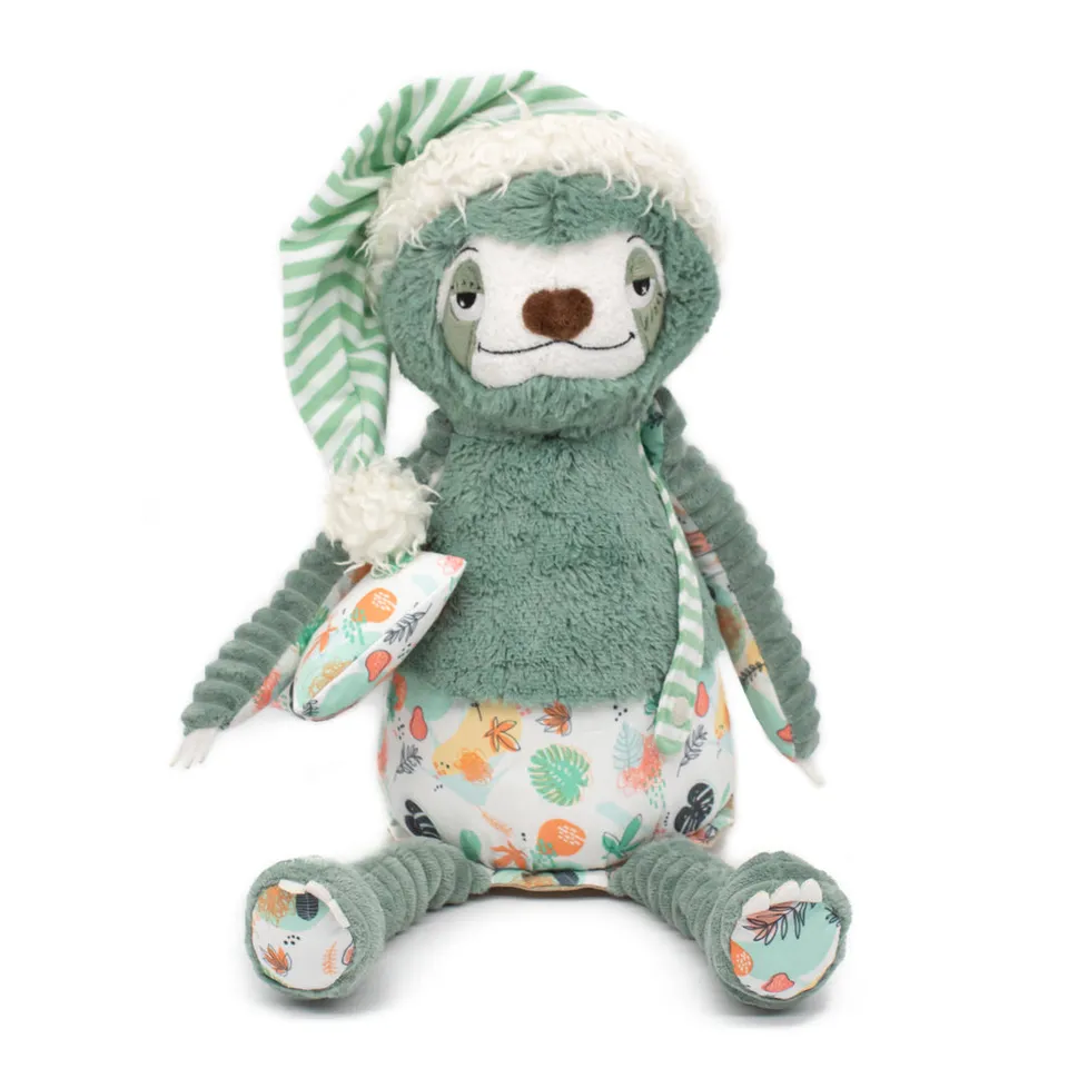 Les Déglingos Originals Chillos peluche bradipo verde 42 cm