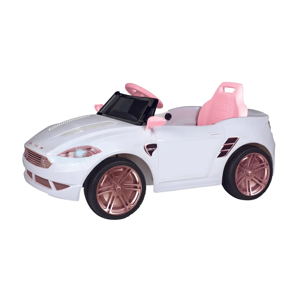 Auto Elettrica 6V Bambini Rosa con Telecomando