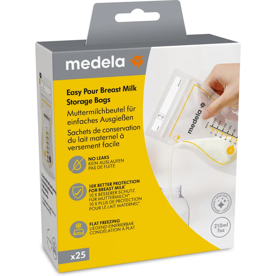 Medela Easy Pour sacchetti latte materno x25 sterili