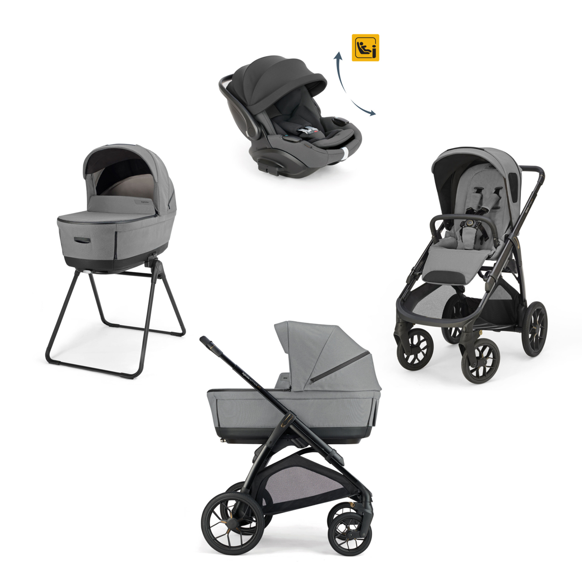 Inglesina Aptica XT System Quattro trio Canyon Grey Darwin