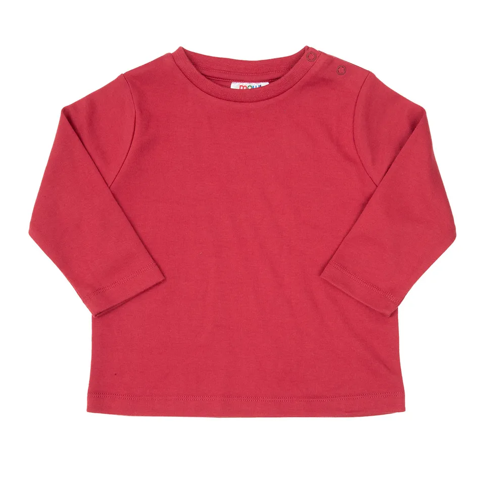 Toys Center Baby T-shirt Bimbo Maniche Lunghe Bordeaux Interlock
