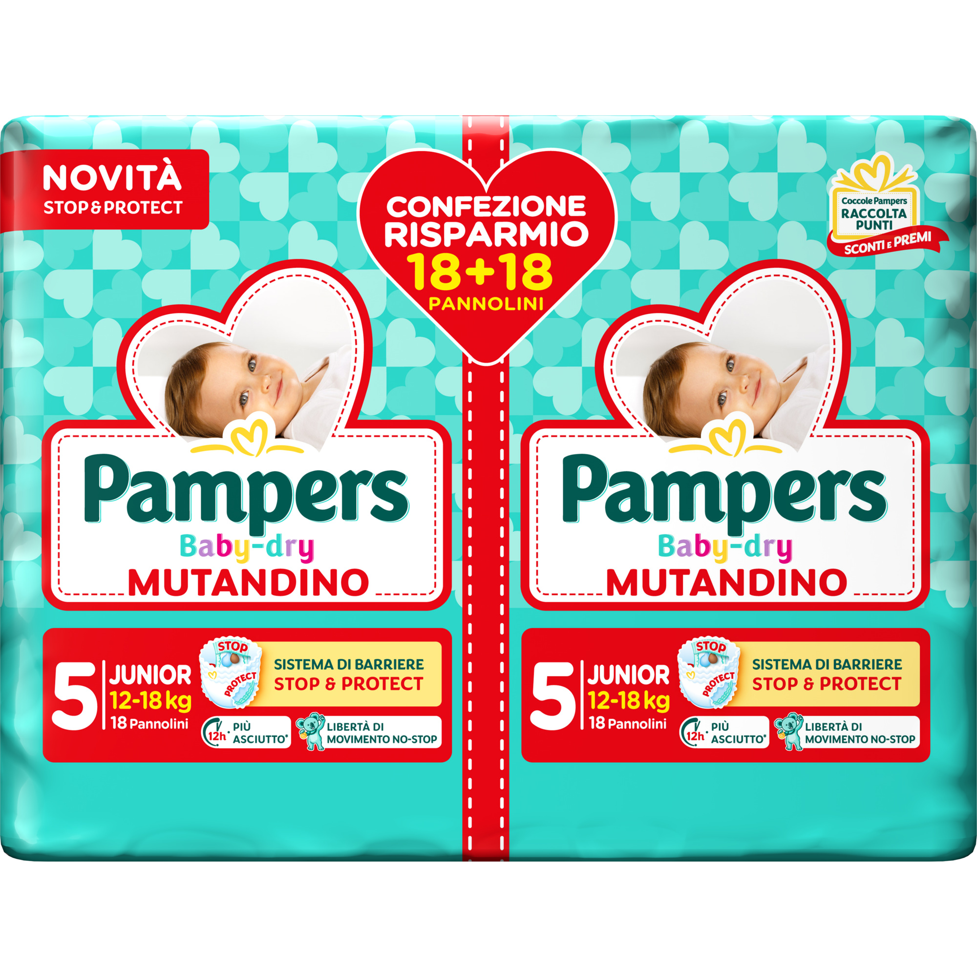 Pampers Baby Dry mutandino taglia 6 XL x30 pannolini