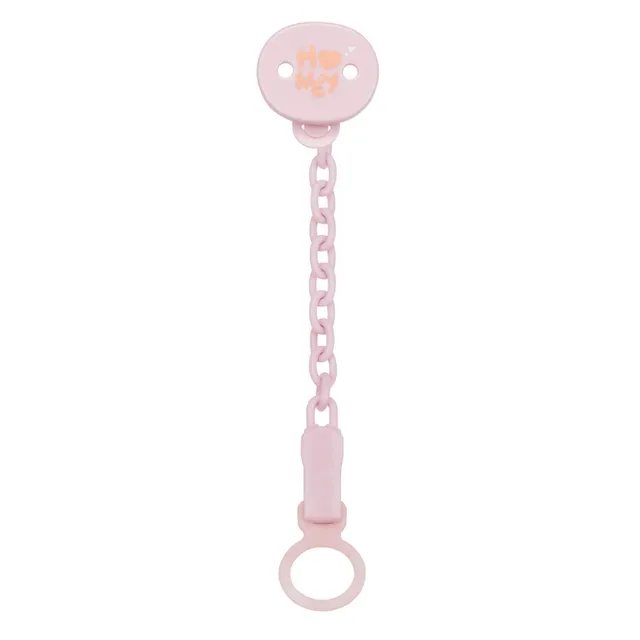 Chicco Universale clip succhietto rosa bottone e anello