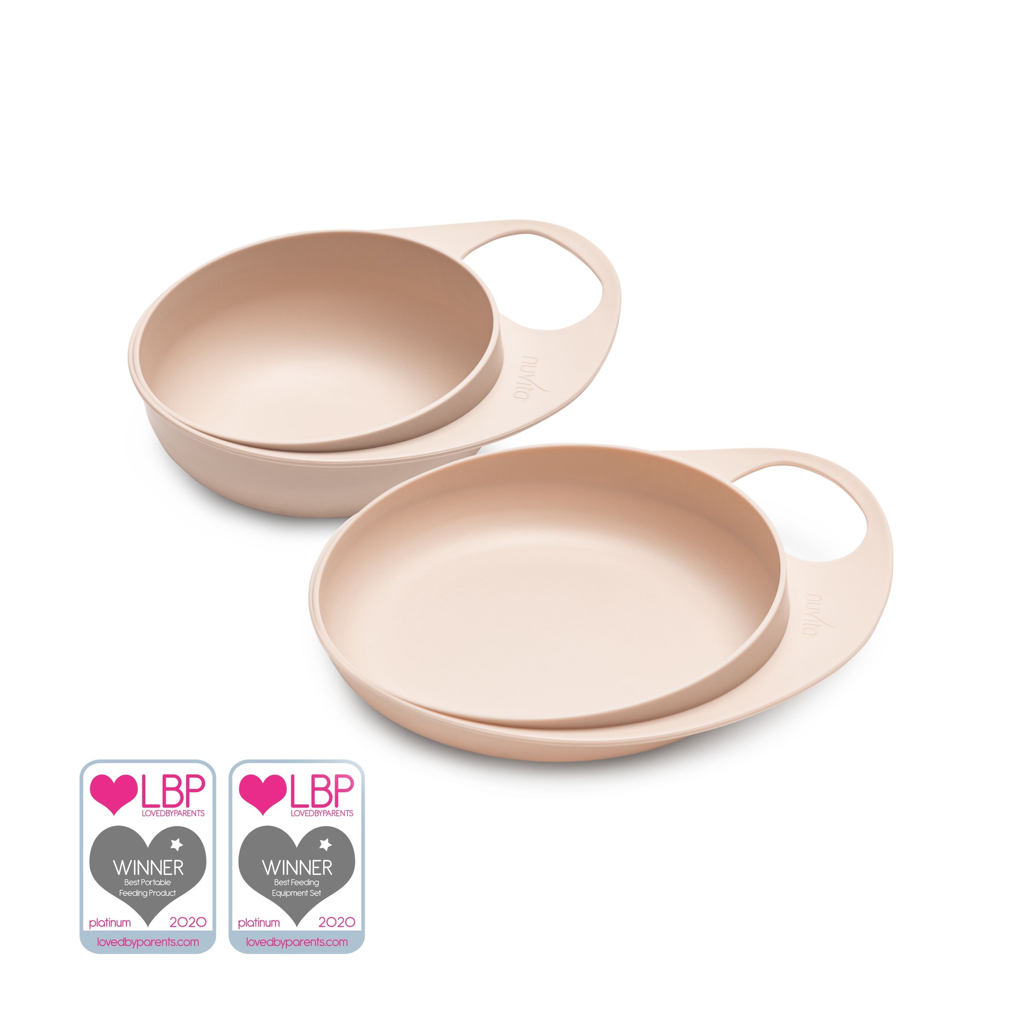 Nuvita Easy Eating 8461 set pappa english rose bordo alto