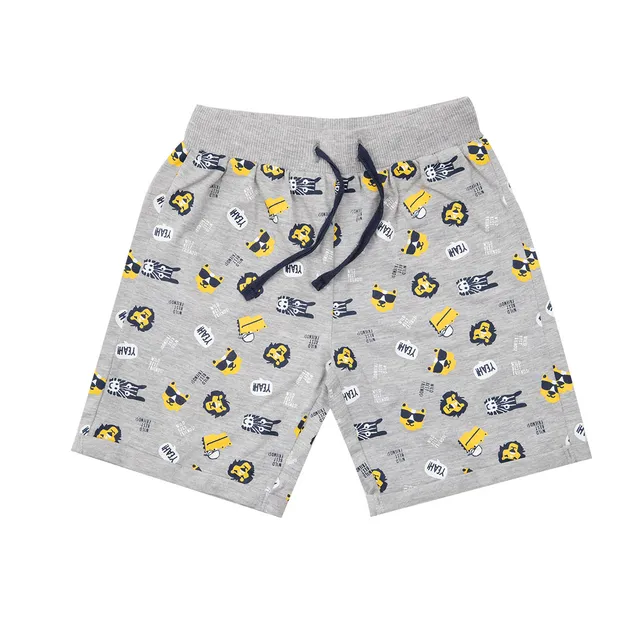 Toys Center Baby short bimbo grigio chiaro animaletti jersey