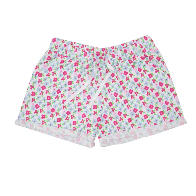 Toys Center Baby shorts bambina bianco stampa fiori
