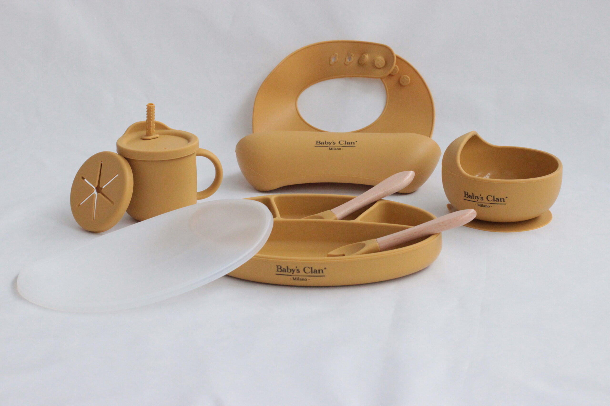 Baby's Clan Feeding set pappa silicone 9 pezzi BPA free