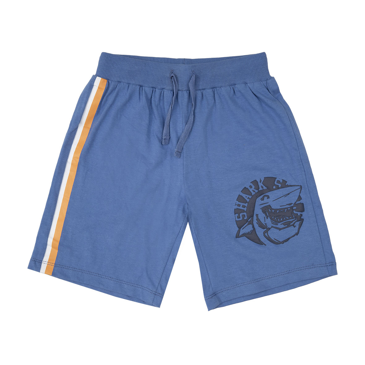 Bermuda jersey bimbo azzurro squalo con elastico