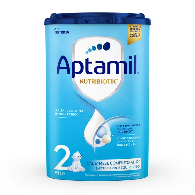 Aptamil Nutribiotik 2 latte proseguimento polvere 830g 6-12 mesi