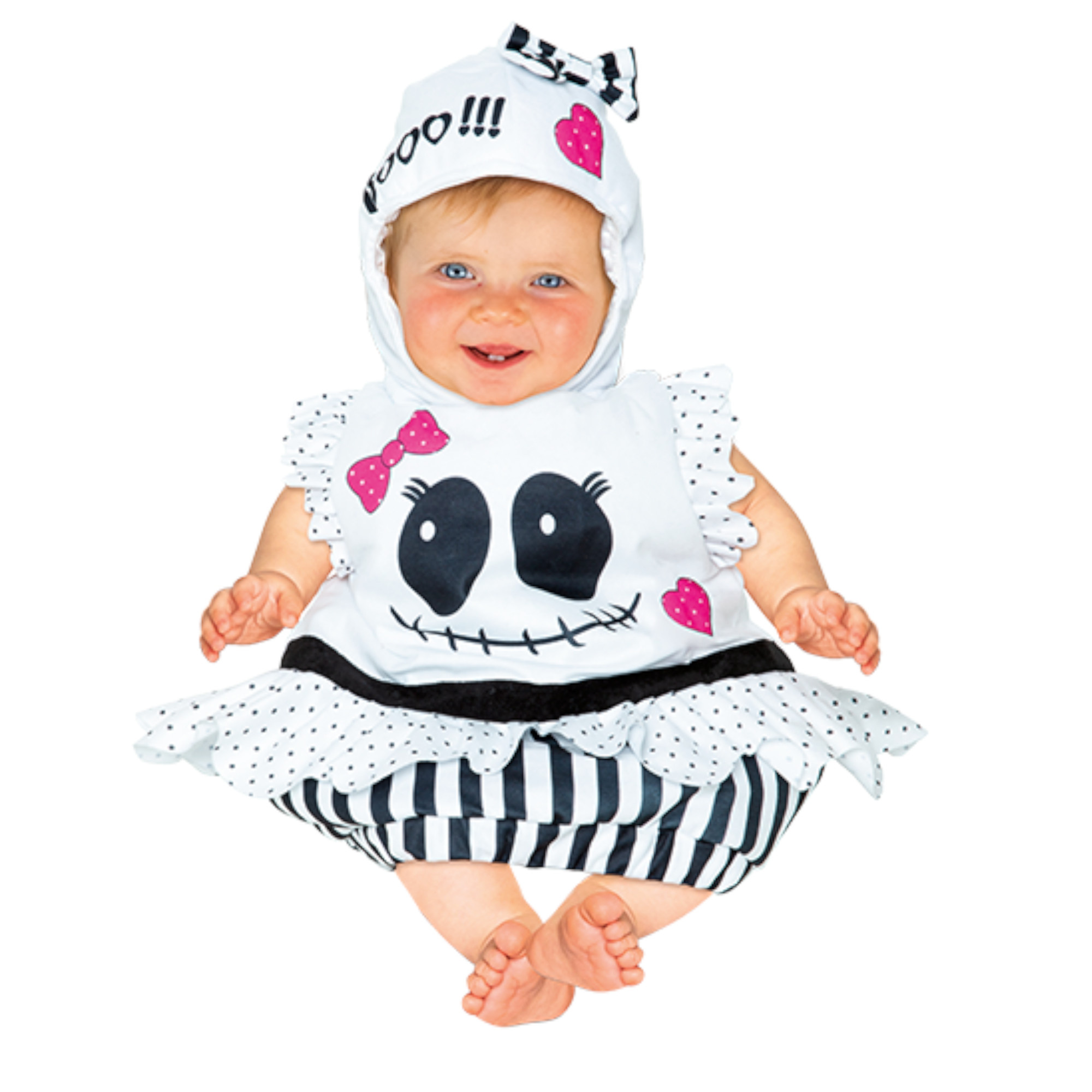 Toys Center Baby Costume Halloween Fantasmina 6-12 Mesi Velluto