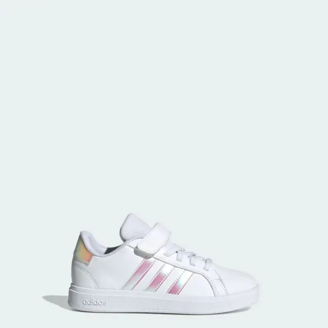 Adidas Grand Court 2 sneaker bambina bianco strappo IE3851