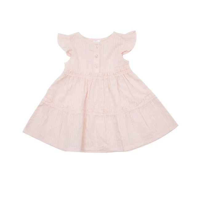 Toys Center Baby abito bottoni bimba rosa antico giromanica