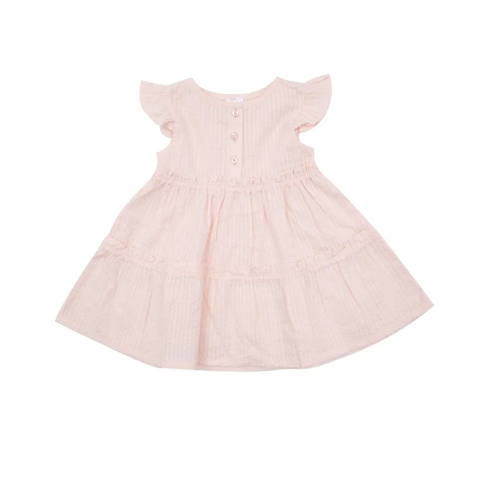 Toys Center Baby abito bottoni bimba rosa antico giromanica