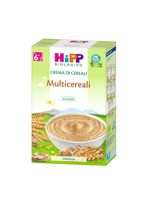 HiPP Crema di cereali multicereali crema 200g dal 6 mese