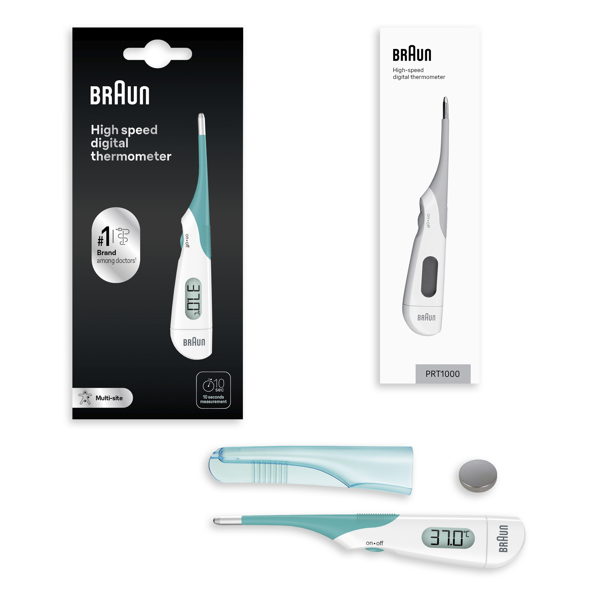 Braun PRT1000 termometro digitale punta flessibile