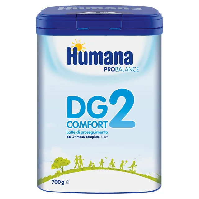 Humana DG 2 Comfort latte proseguimento 700g 6-12 mesi