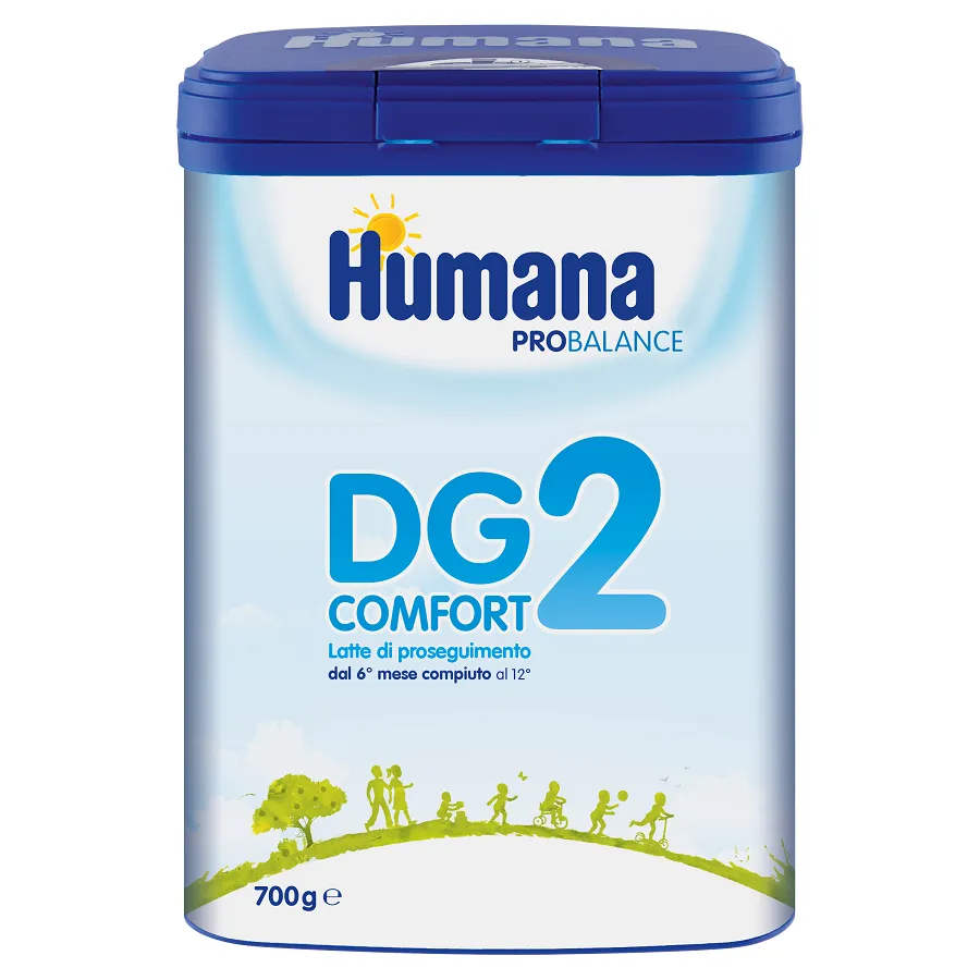 Humana DG 2 Comfort latte proseguimento 700g 6-12 mesi