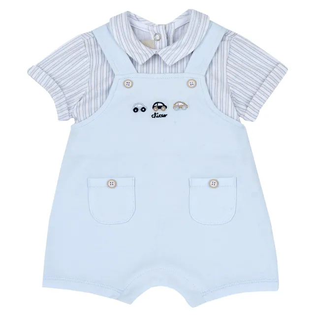 Chicco Pagliaccetto Elegante in Cotone Neonato Bianco