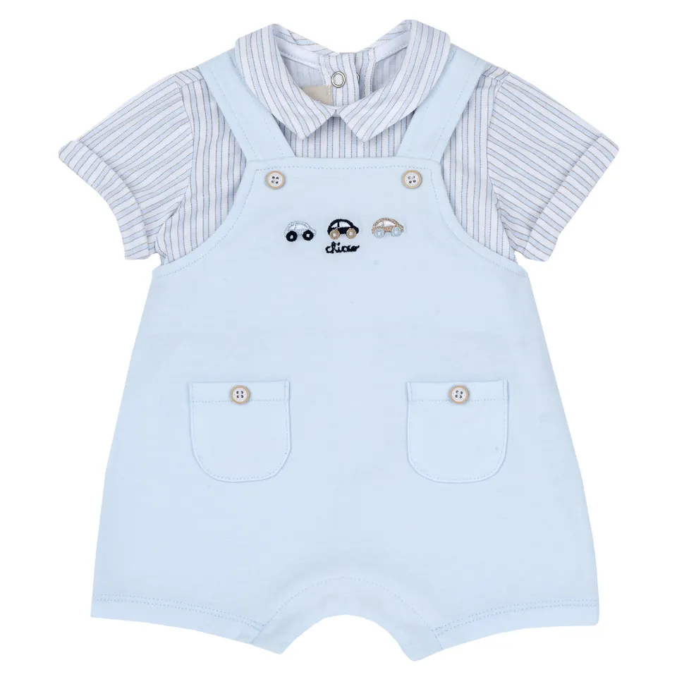 Chicco Pagliaccetto Elegante in Cotone Neonato Bianco