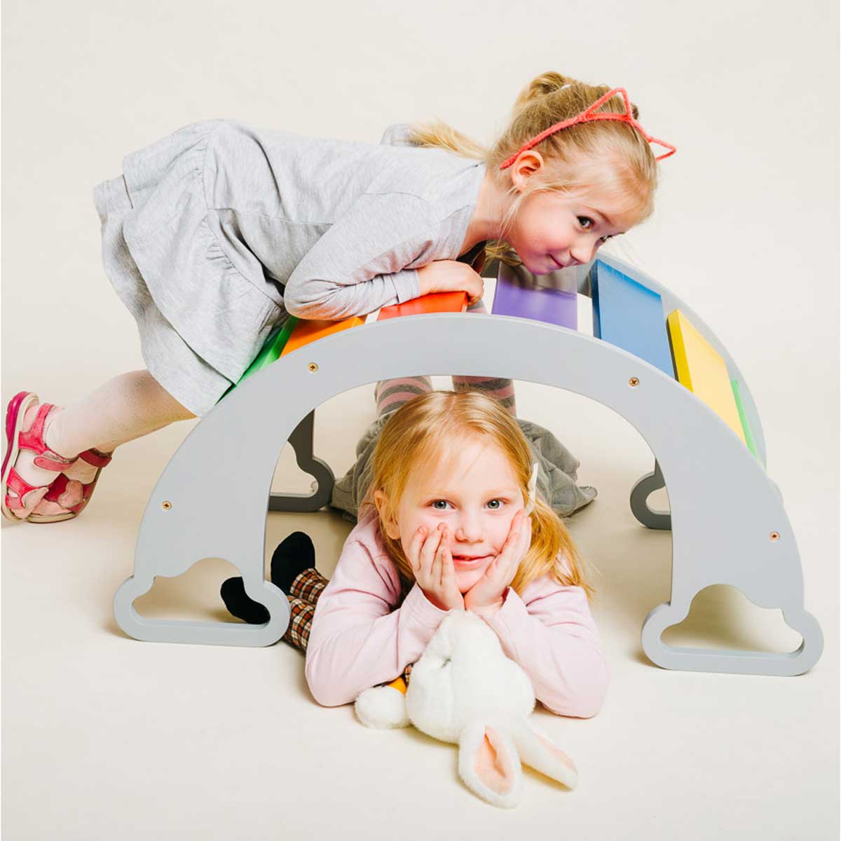 The Dida Pikler Arco Waldorf Legno Arcobaleno 105 cm