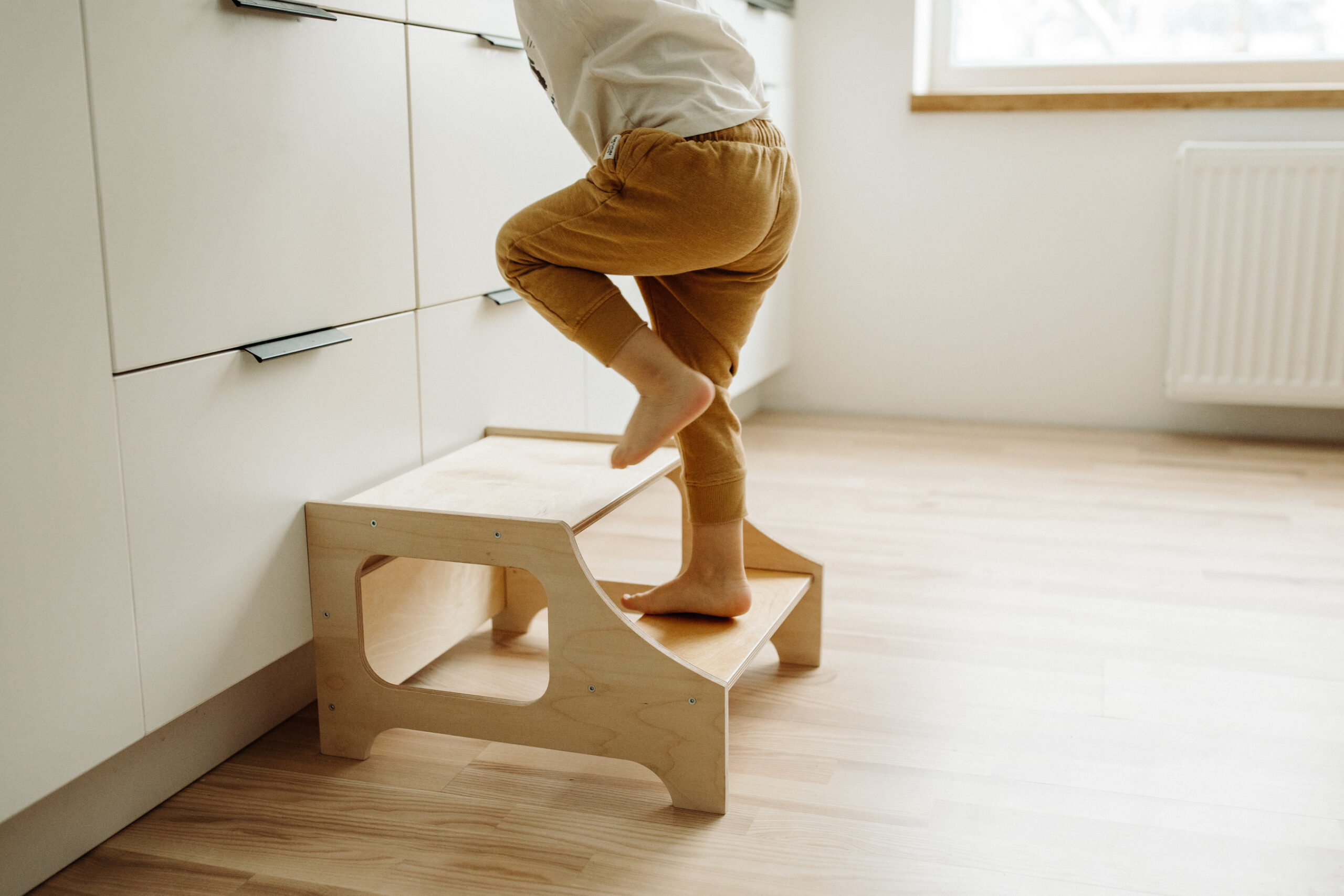 The Dida Gradino Montessori Legno Naturale Bambini