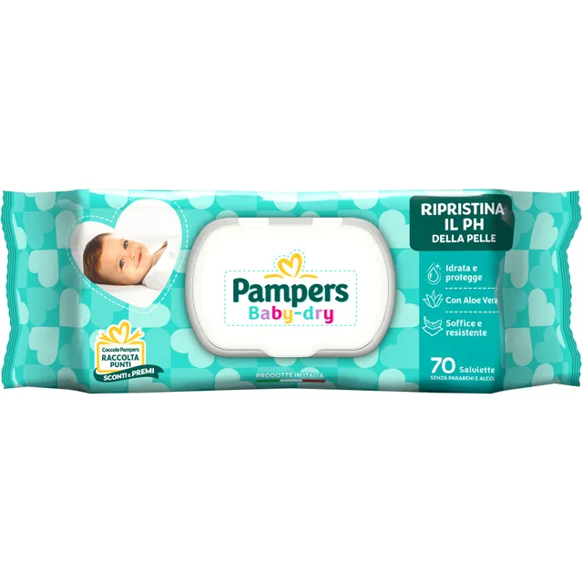 Pampers Baby Fresh salviettine 70 pezzi pH neutro