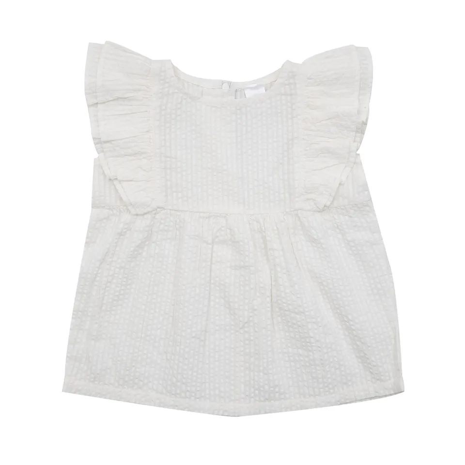Toys Center Baby Camicetta Giromanica Bimba Bianca con Cerniera