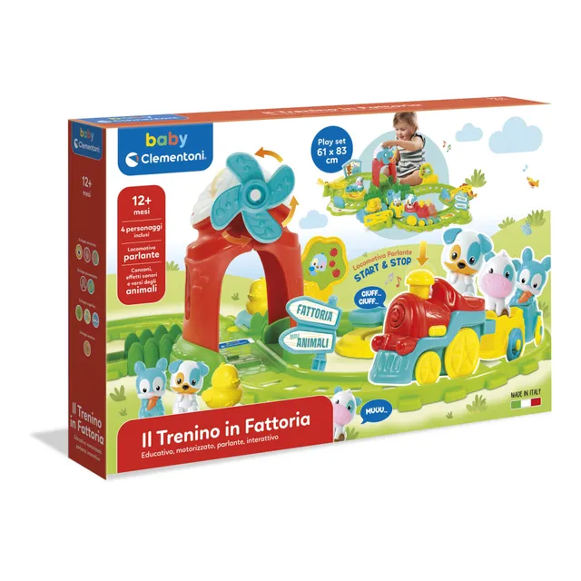 Clementoni Baby 17756 Trenino in Fattoria Motorizzato