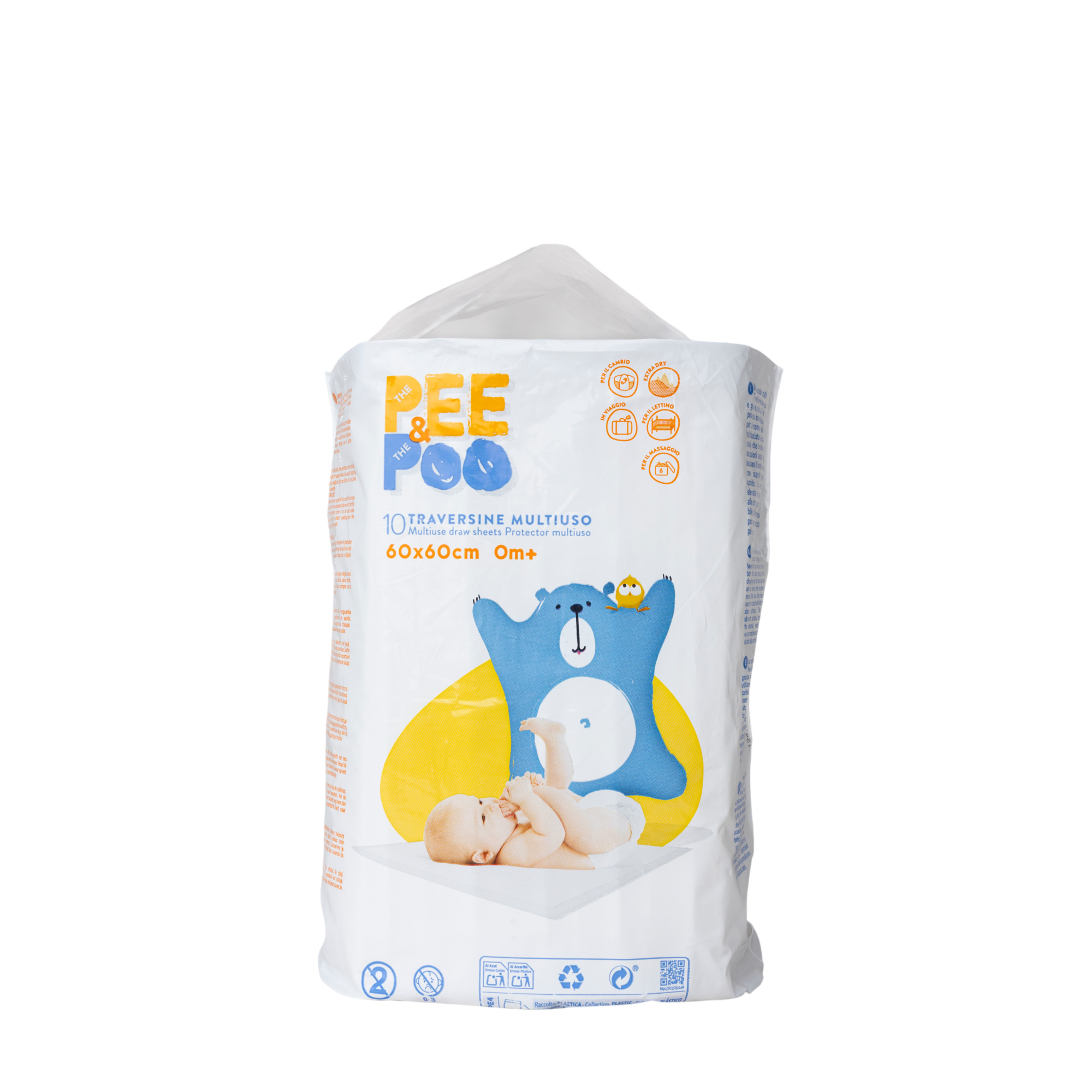 Pee&Poo Traversine Multiuso 60x60 Usa e Getta